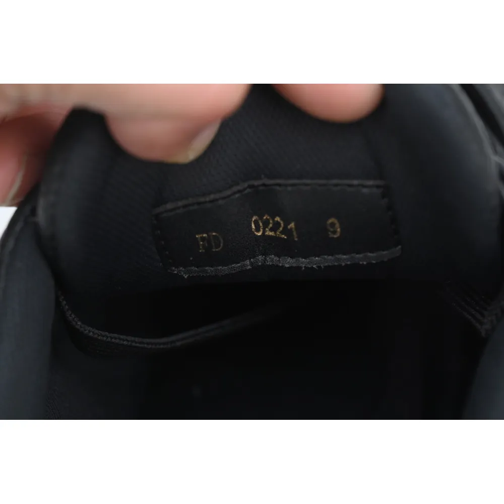Louis Vuitton LV Trainer Sneaker Black Rivets 1ADDCJ