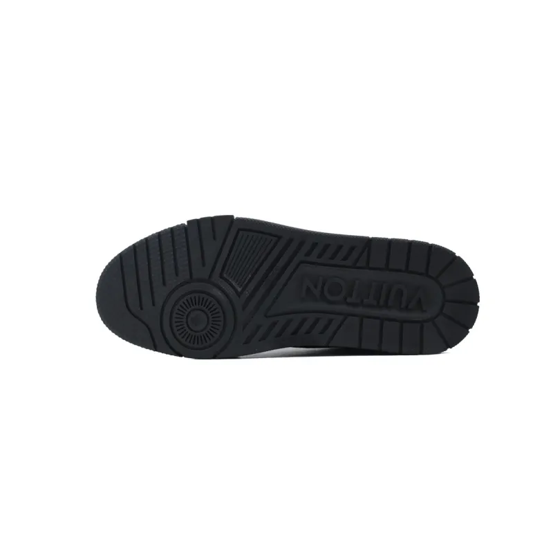 Louis Vuitton LV Trainer Sneaker Black Rivets 1ADDCJ