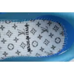 Louis Vuitton LV Trainer Sneaker Purple Blue Diamond 1ACR27