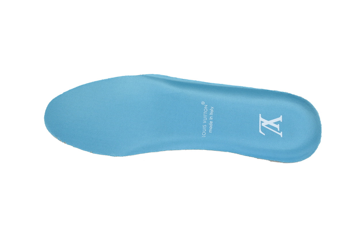 Louis Vuitton Trainer Sneaker Purple Blue Diamond 1ACR27