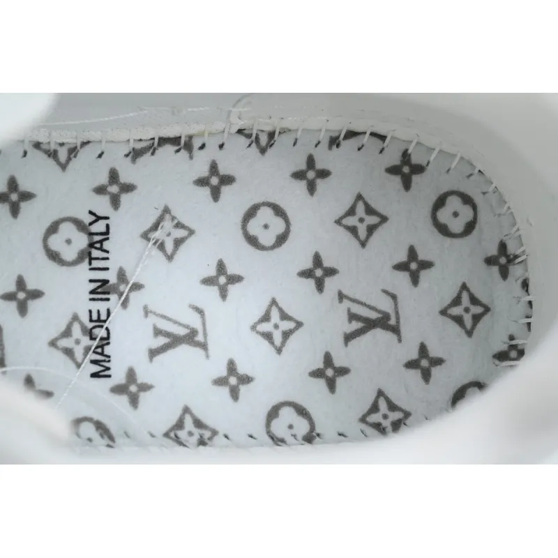 Louis Vuitton LV Trainer Sneaker White Rivets 1ADDC0