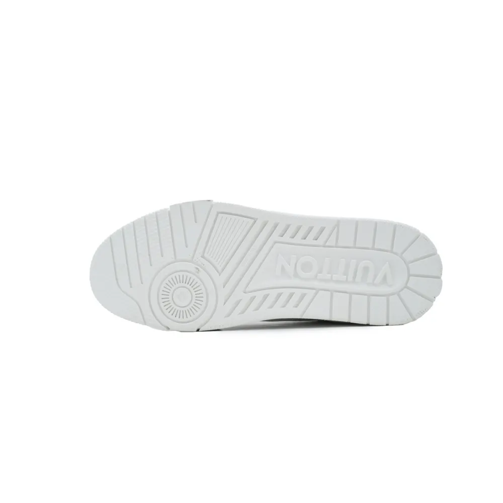 Louis Vuitton LV Trainer Sneaker White Rivets 1ADDC0