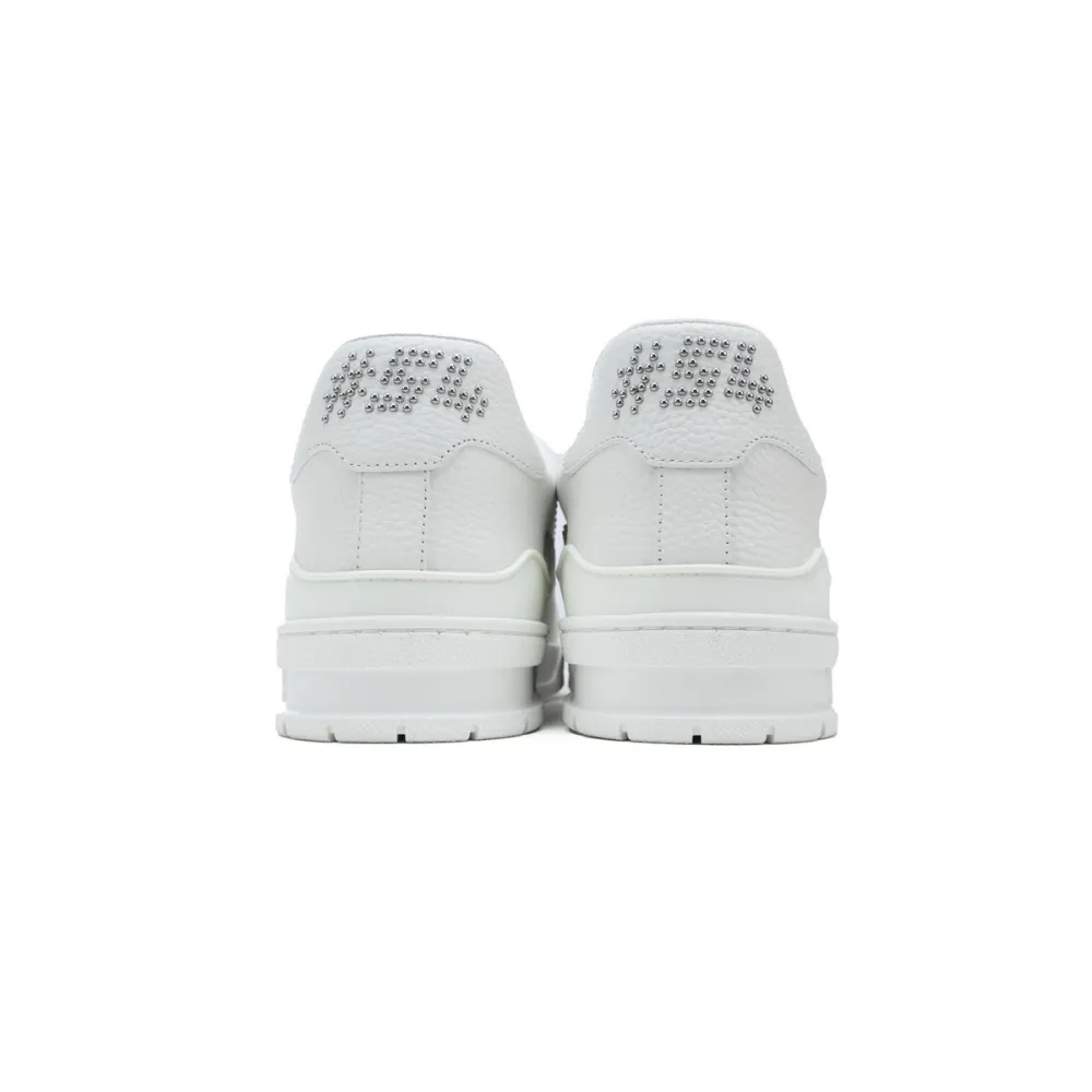 Louis Vuitton LV Trainer Sneaker White Rivets 1ADDC0