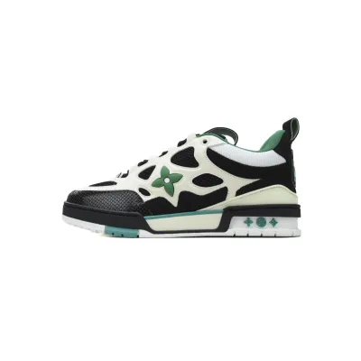 Louis Vuitton Skate Sneaker Black Green 01
