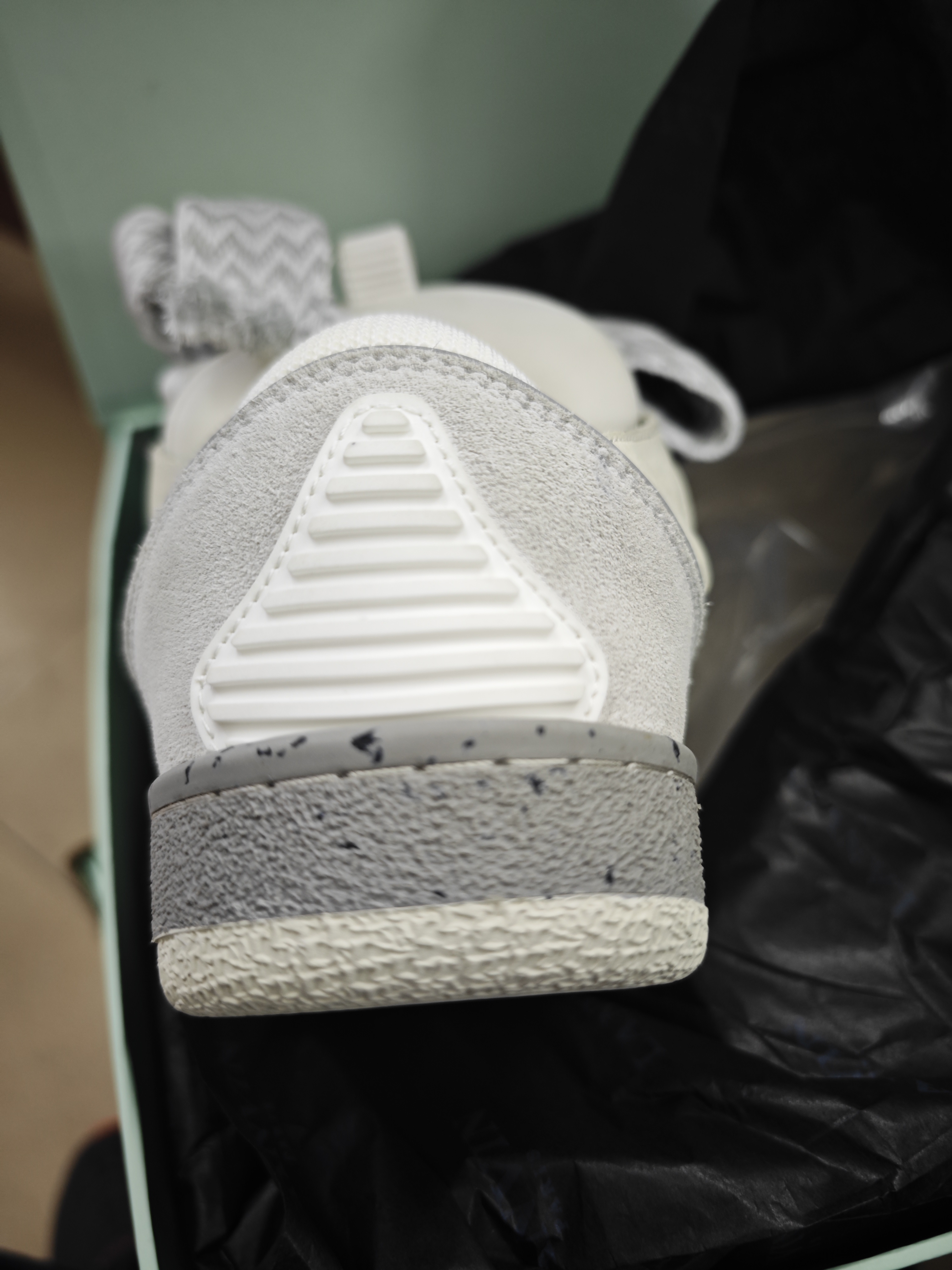 Lanvin Curb Sneaker White Grey Pale FW SKDK02 DOTS P23