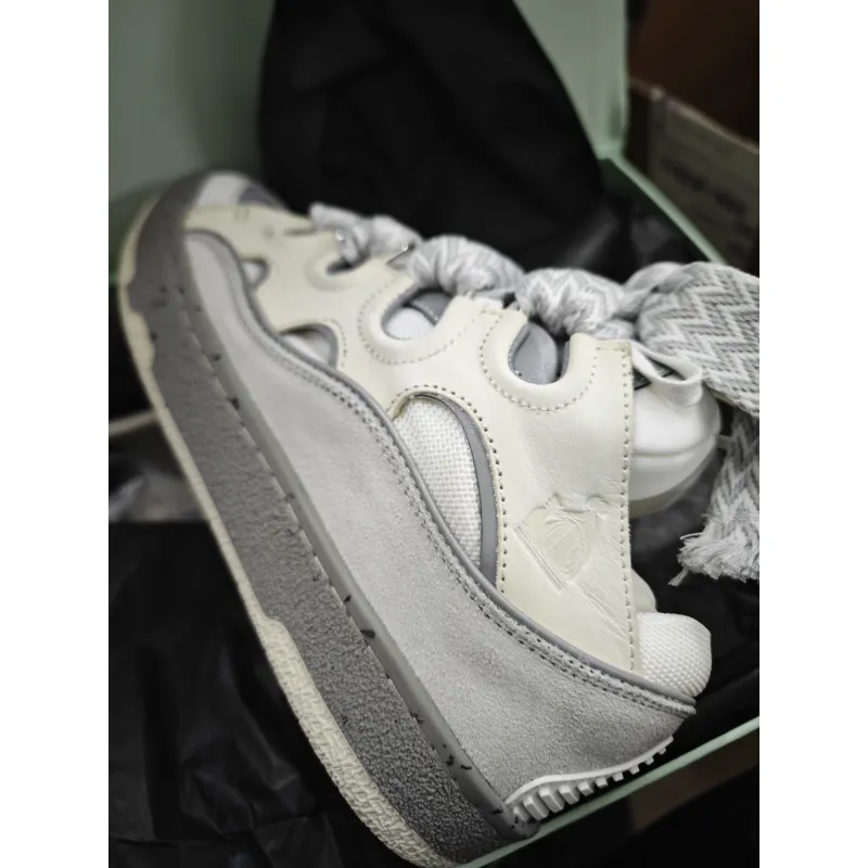 Lanvin Curb Sneaker White Grey Pale PB250110 FW SKDK02 DOTS P23
