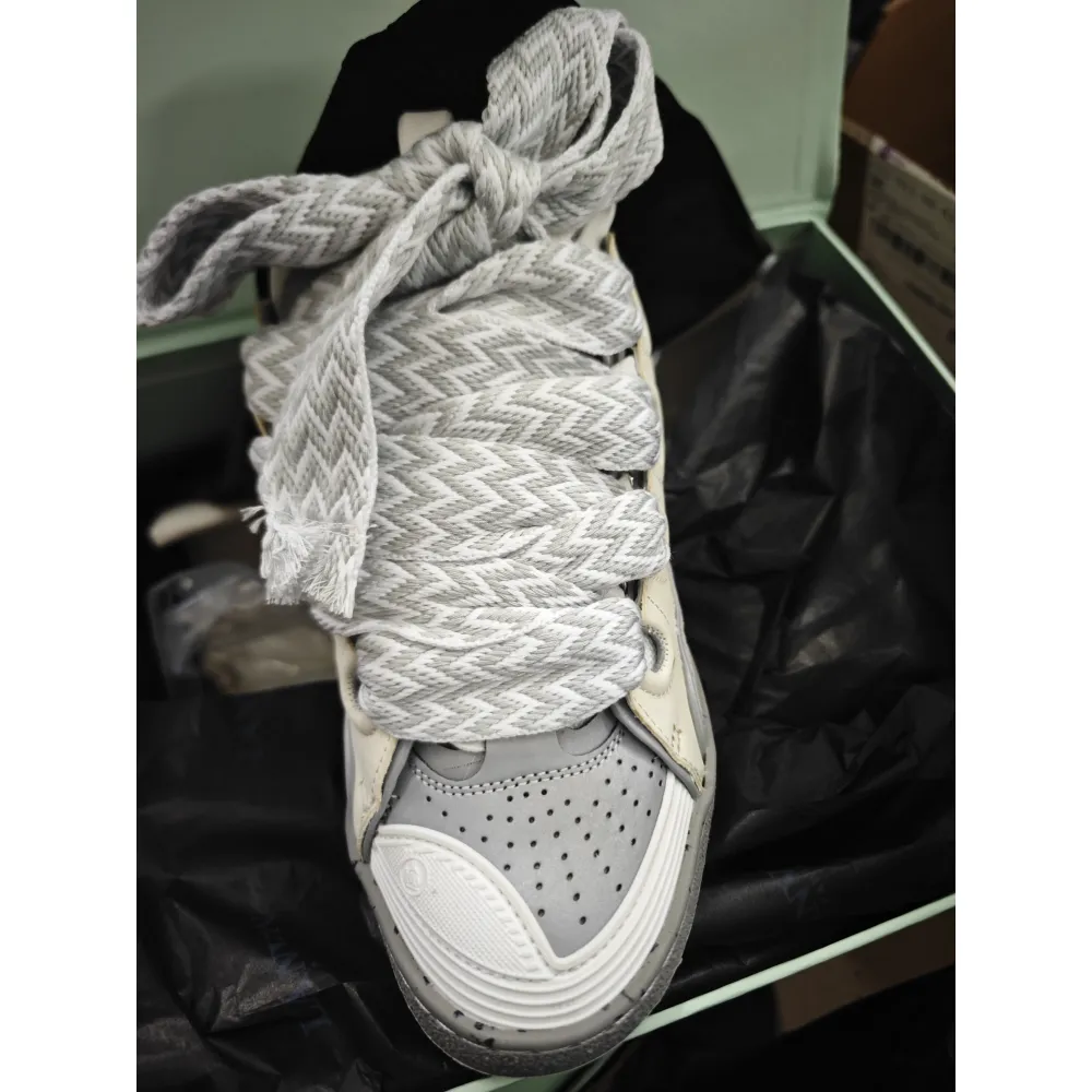 Lanvin Curb Sneaker White Grey Pale PB250110 FW SKDK02 DOTS P23