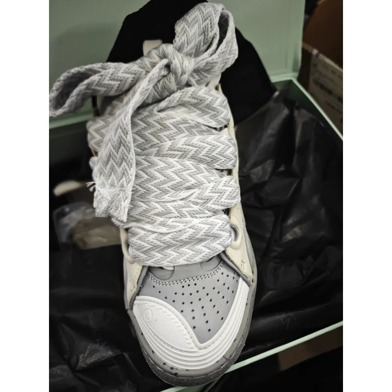 Lanvin Curb Sneaker White Grey Pale PB250110 FW SKDK02 DOTS P23