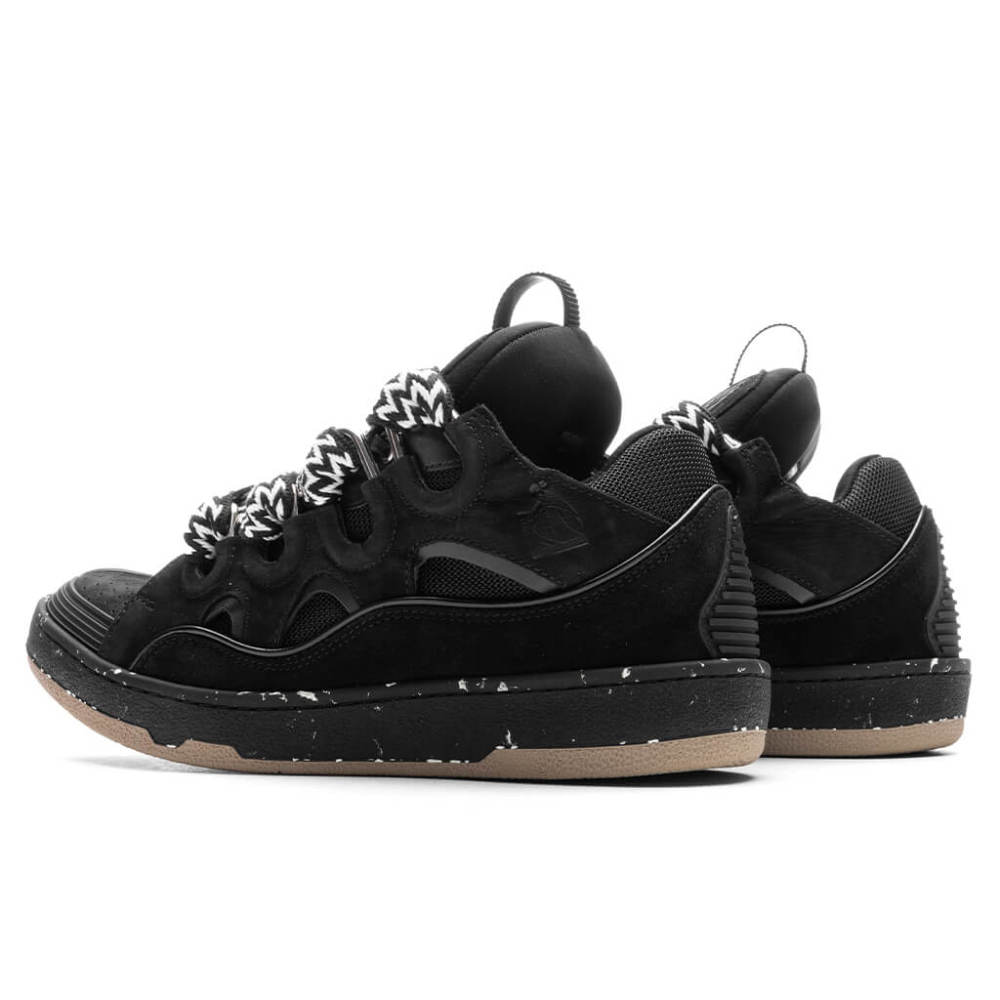 Lanvin Curb Sneaker Black Brown PB250310