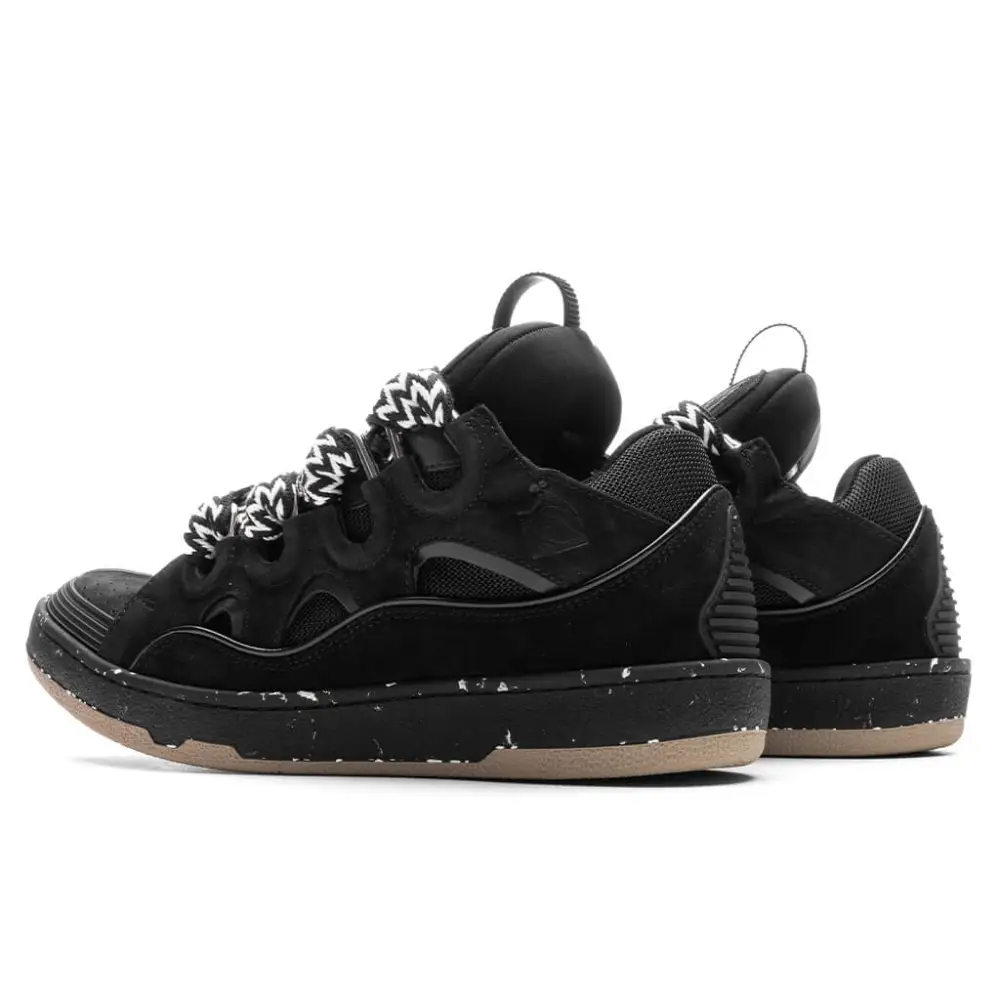 Lanvin Curb Sneaker Black Brown PB250310