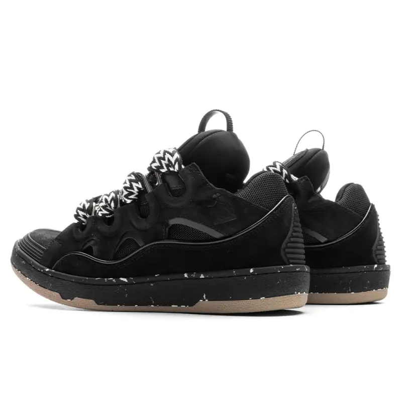 Lanvin Curb Sneaker Black Brown PB250310