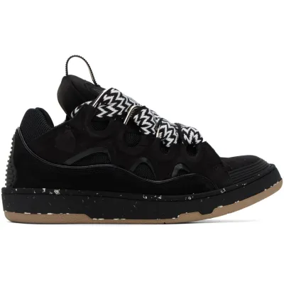 Lanvin Curb Sneaker Black Brown PB250310 02