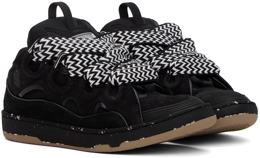 Lanvin Curb Sneaker Black Brown PB250310