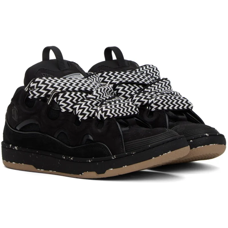 Lanvin Curb Sneaker Black Brown PB250310