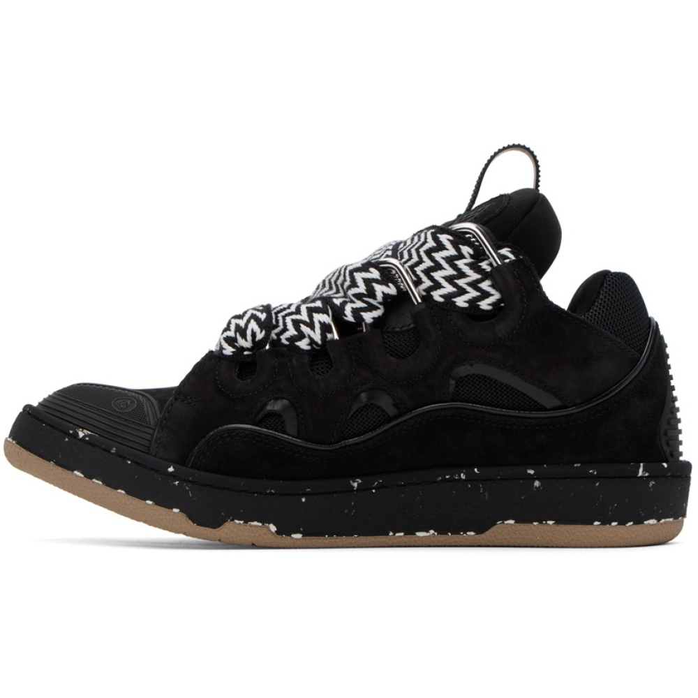 Lanvin Curb Sneaker Black Brown PB250310