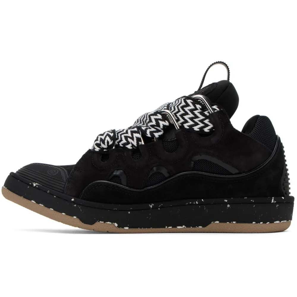 Lanvin Curb Sneaker Black Brown PB250310