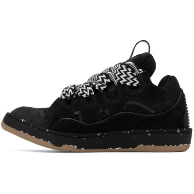 Lanvin Curb Sneaker Black Brown PB250310 01