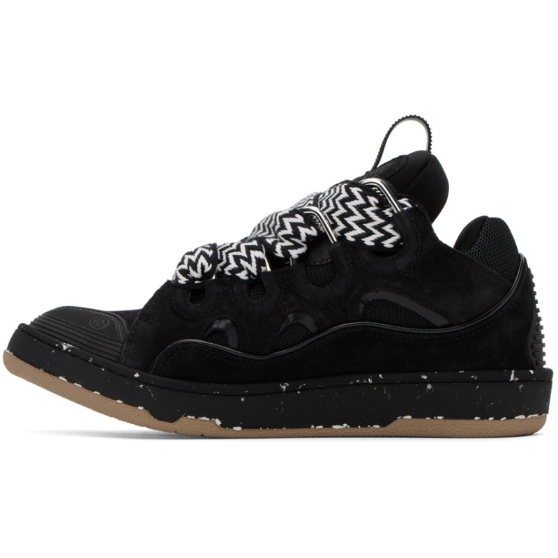 Lanvin Curb Sneaker Black Brown PB250310