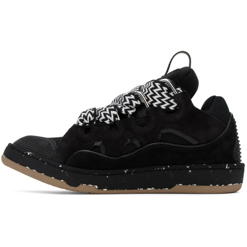 Lanvin Curb Sneaker Black Brown PB250310