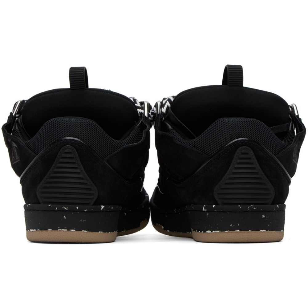 Lanvin Curb Sneaker Black Brown PB250310