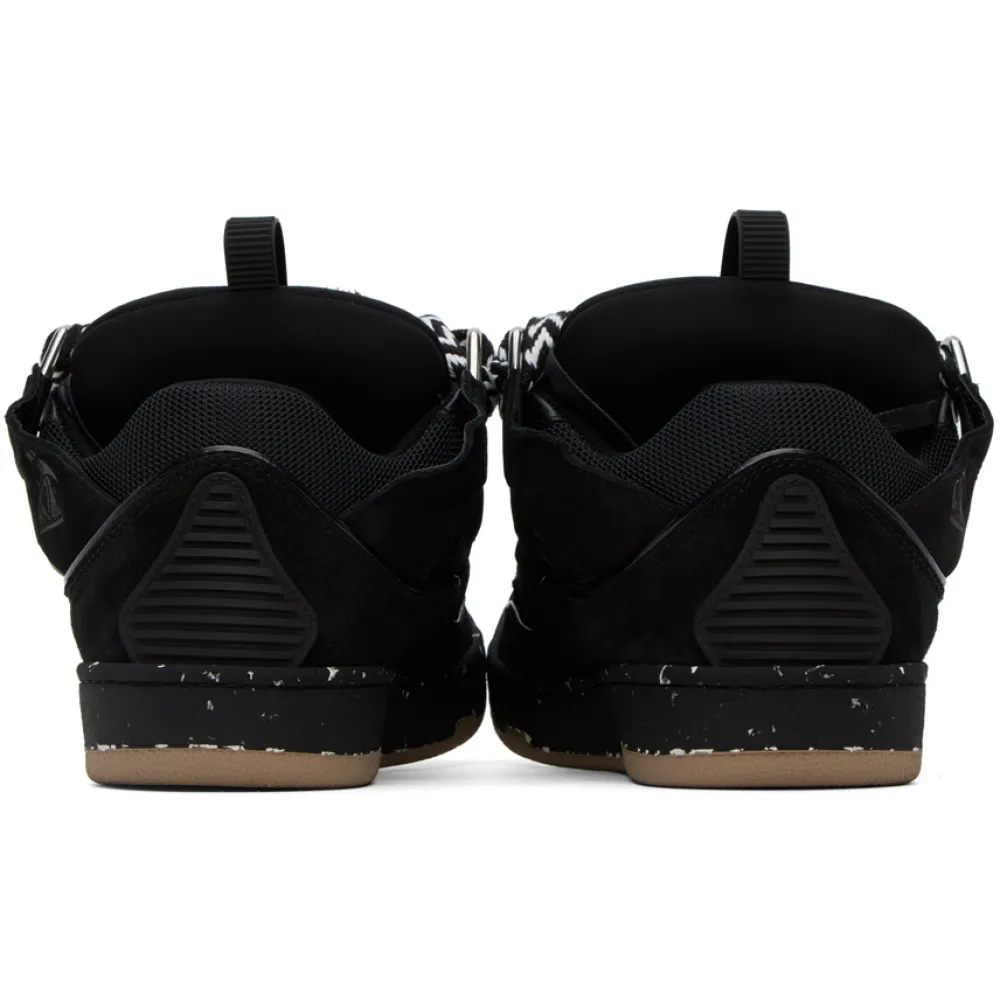 Lanvin Curb Sneaker Black Brown PB250310