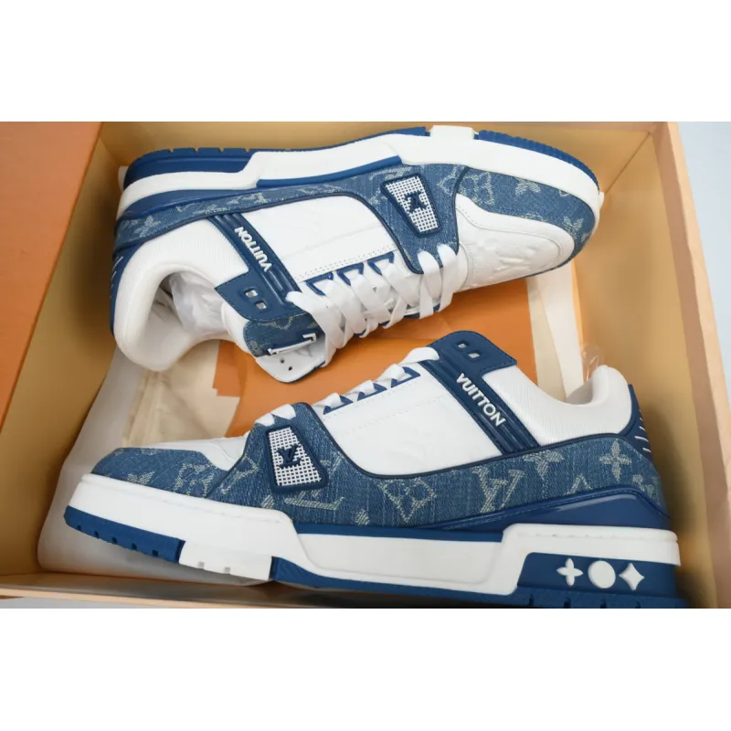 Louis Vuitton Trainer Blue 1A9JGT