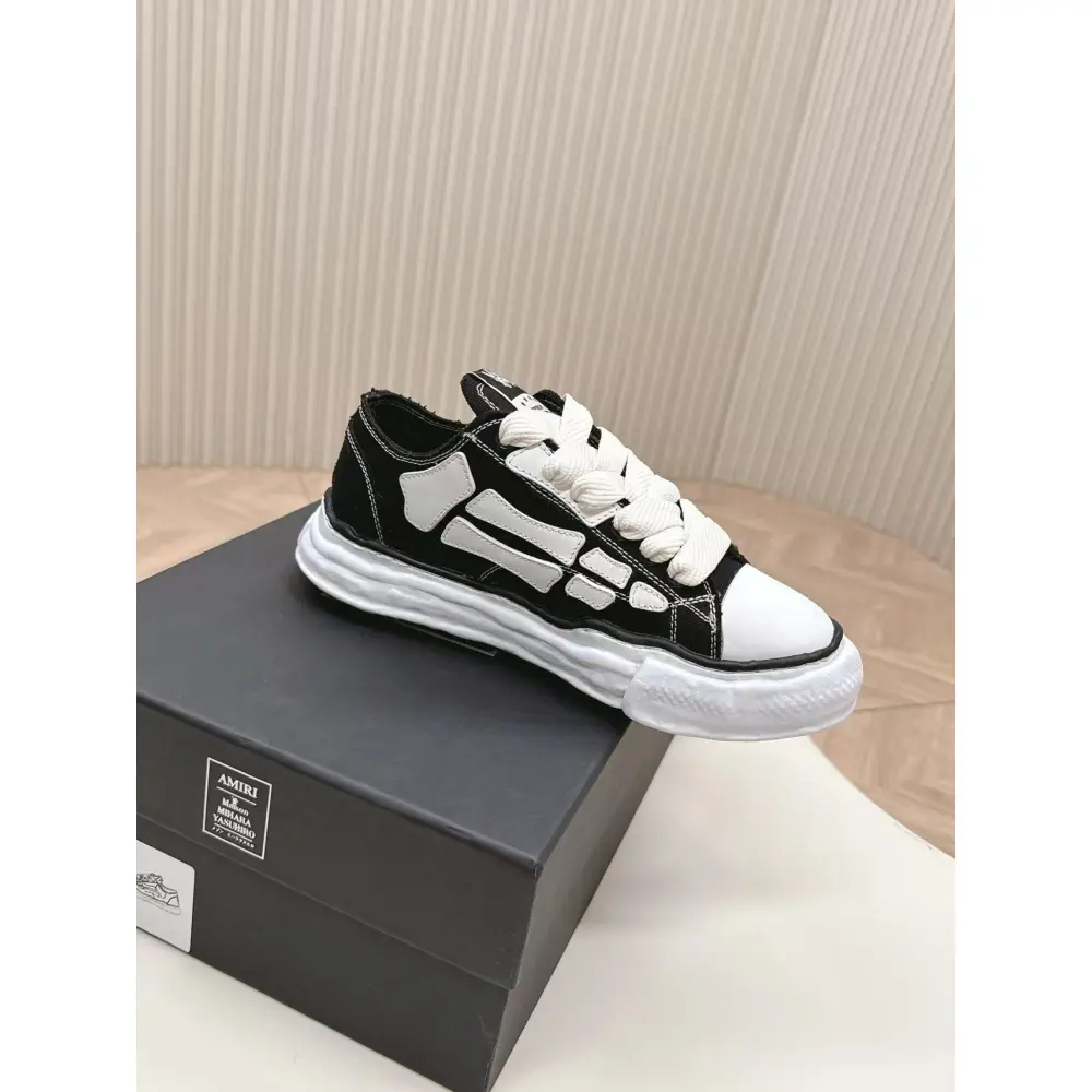 Amiri x Maison Mihara Yasuhiro Black White Bones PB250312