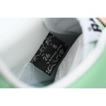A Bathing Ape Bape Sta Green and pink leather 1H70-191-055