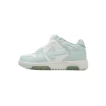 PK God Batch OFF-WHITE Out Of Office OOO Low Tops  Light Green White OWIA259F 22LEA00 10151