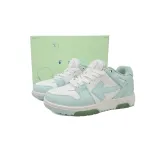 PK God Batch OFF-WHITE Out Of Office OOO Low Tops  Light Green White OWIA259F 22LEA00 10151