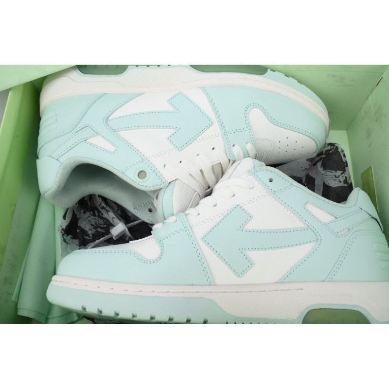 PK God Batch OFF-WHITE Out Of Office OOO Low Tops  Light Green White OWIA259F 22LEA00 10151