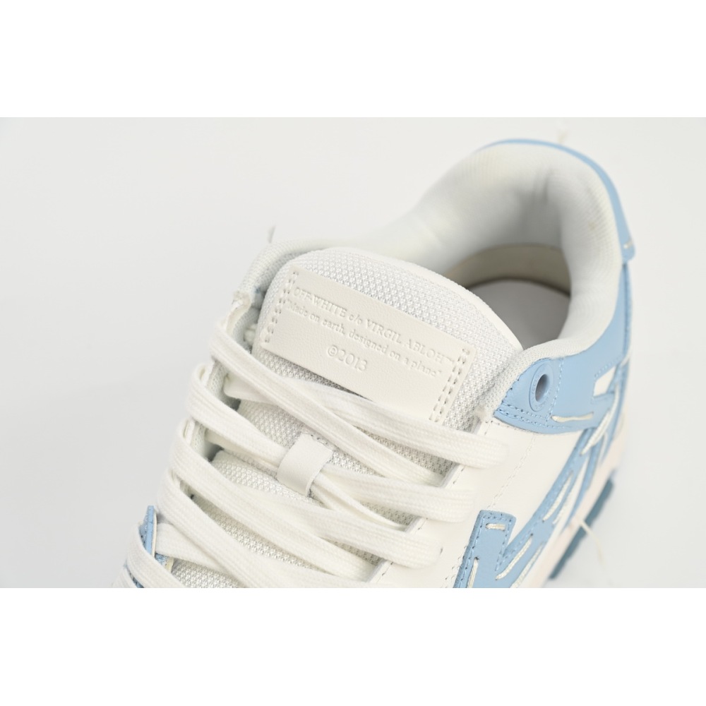 PK God Batch OFF-WHITE Out Of Office OOO Low Tops Blue And White Limit OMIA189S 23LEA222 2222