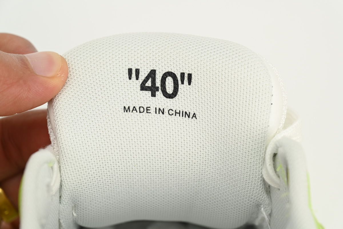 PK God Batch OFF-WHITE Out Of Office OOO Low Tops Green And White Limit OMIA189S 23LEA111 1111