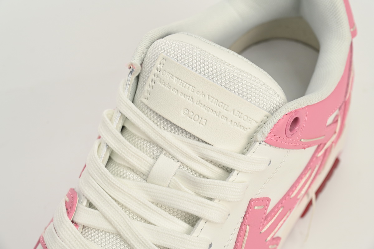 PK God Batch OFF-WHITE Out Of Office OOO Low Tops Pink And White Limit OMIA189S 23LEA333 3333
