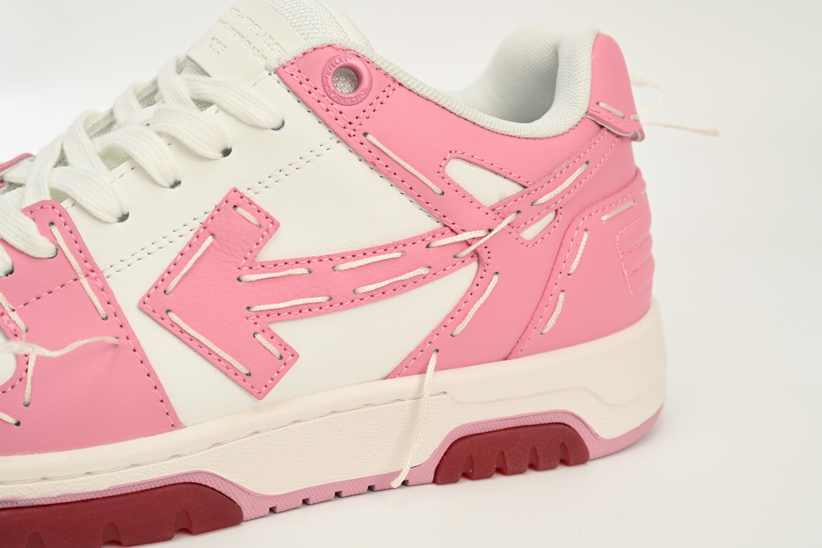 PK God Batch OFF-WHITE Out Of Office OOO Low Tops Pink And White Limit OMIA189S 23LEA333 3333