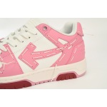 PK God Batch OFF-WHITE Out Of Office OOO Low Tops Pink And White Limit OMIA189S 23LEA333 3333