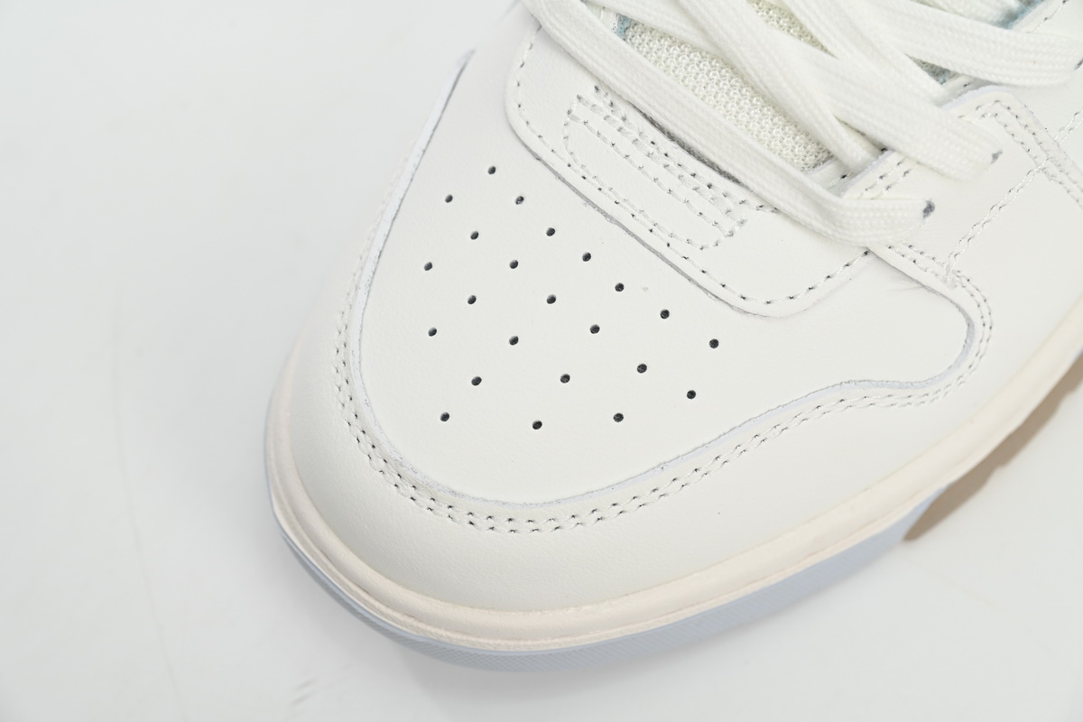 PK God Batch OFF-WHITE Out Of Office OOO Low Tops White Blue Discoloration OMIA189S 21LEA0030 0180