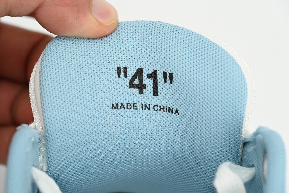 PK God Batch OFF-WHITE Out Of Office OOO Low Tops White Blue Discoloration OMIA189S 21LEA0030 0180