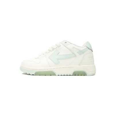 PK God Batch OFF-WHITE Out Of Office OOO Low Tops White Light Green OMIA89C 99LEA004 0151 01