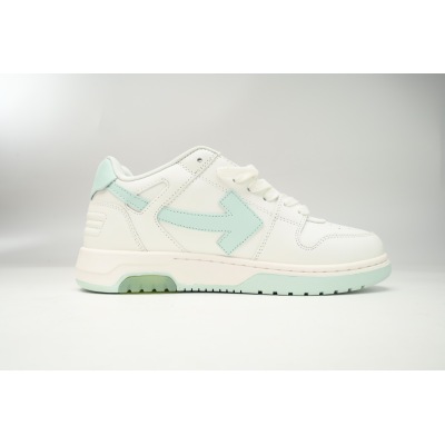PK God Batch OFF-WHITE Out Of Office OOO Low Tops White Light Green OMIA89C 99LEA004 0151 02