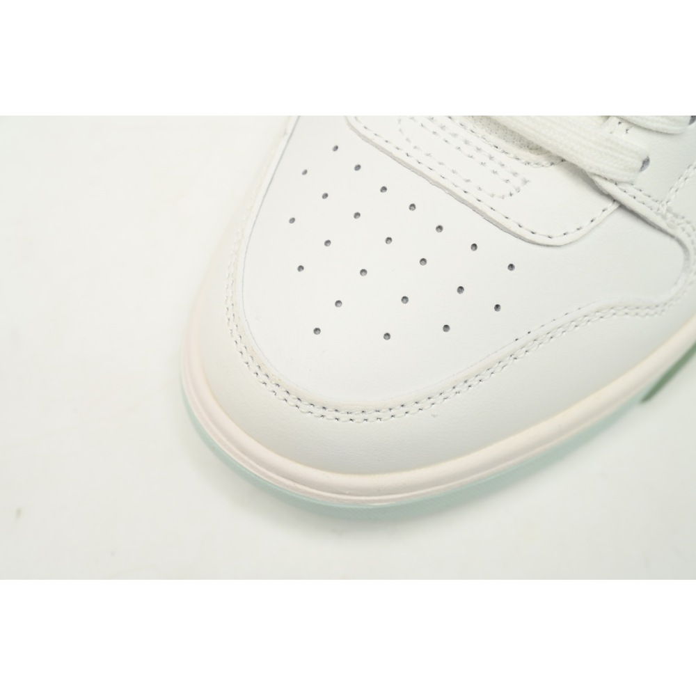 PK God Batch OFF-WHITE Out Of Office OOO Low Tops White Light Green OMIA89C 99LEA004 0151