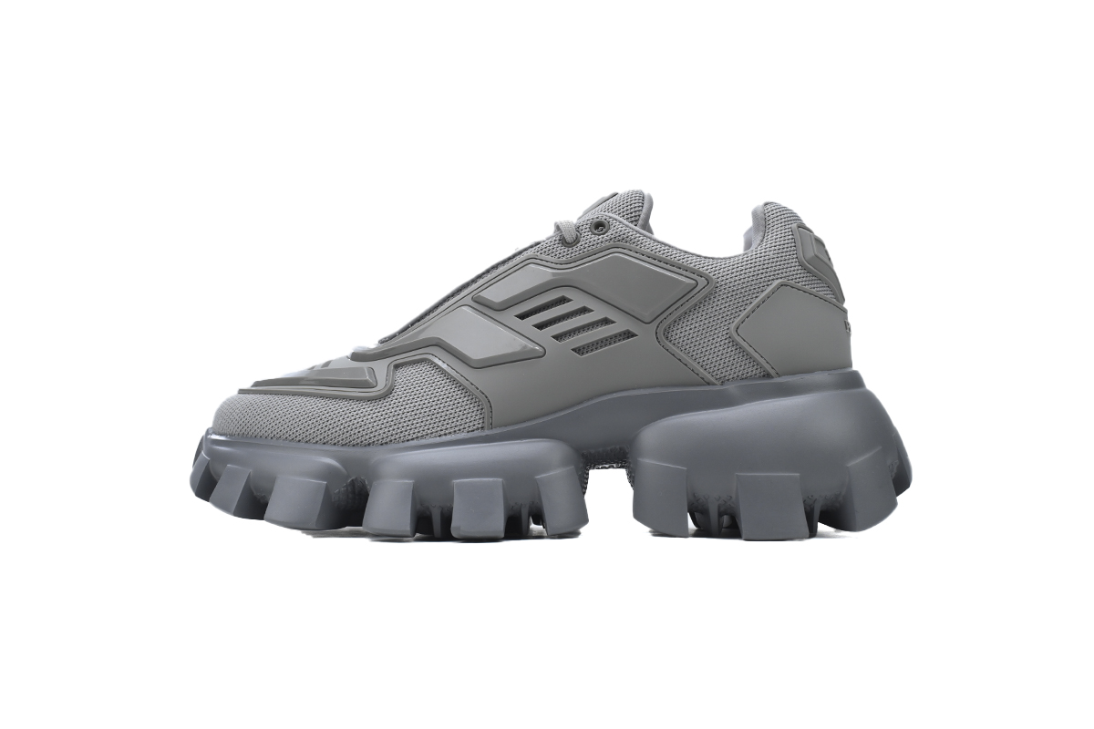 Prada Cloudbust Thunder Technical Fabric Sneakers Grey