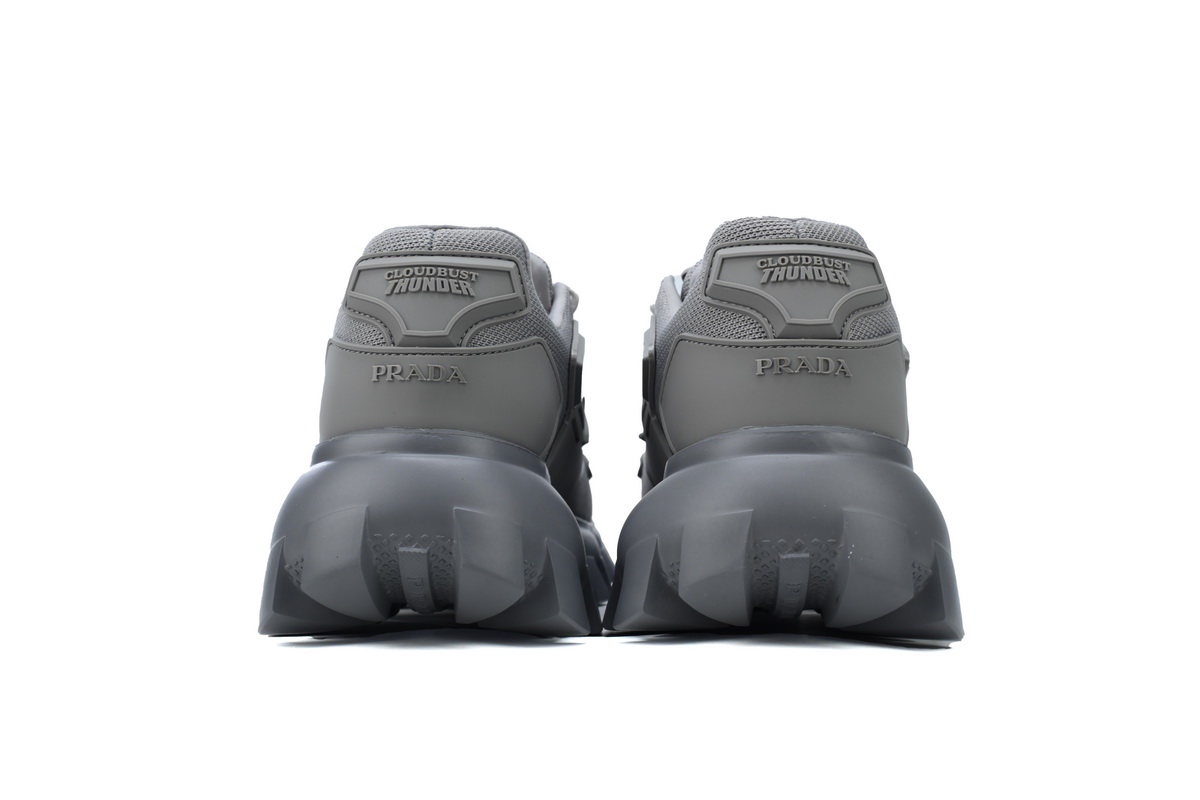 Prada Cloudbust Thunder Technical Fabric Sneakers Grey