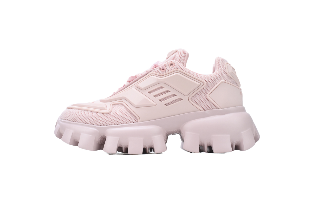Prada Cloudbust Thunder Technical Fabric Sneakers Pink