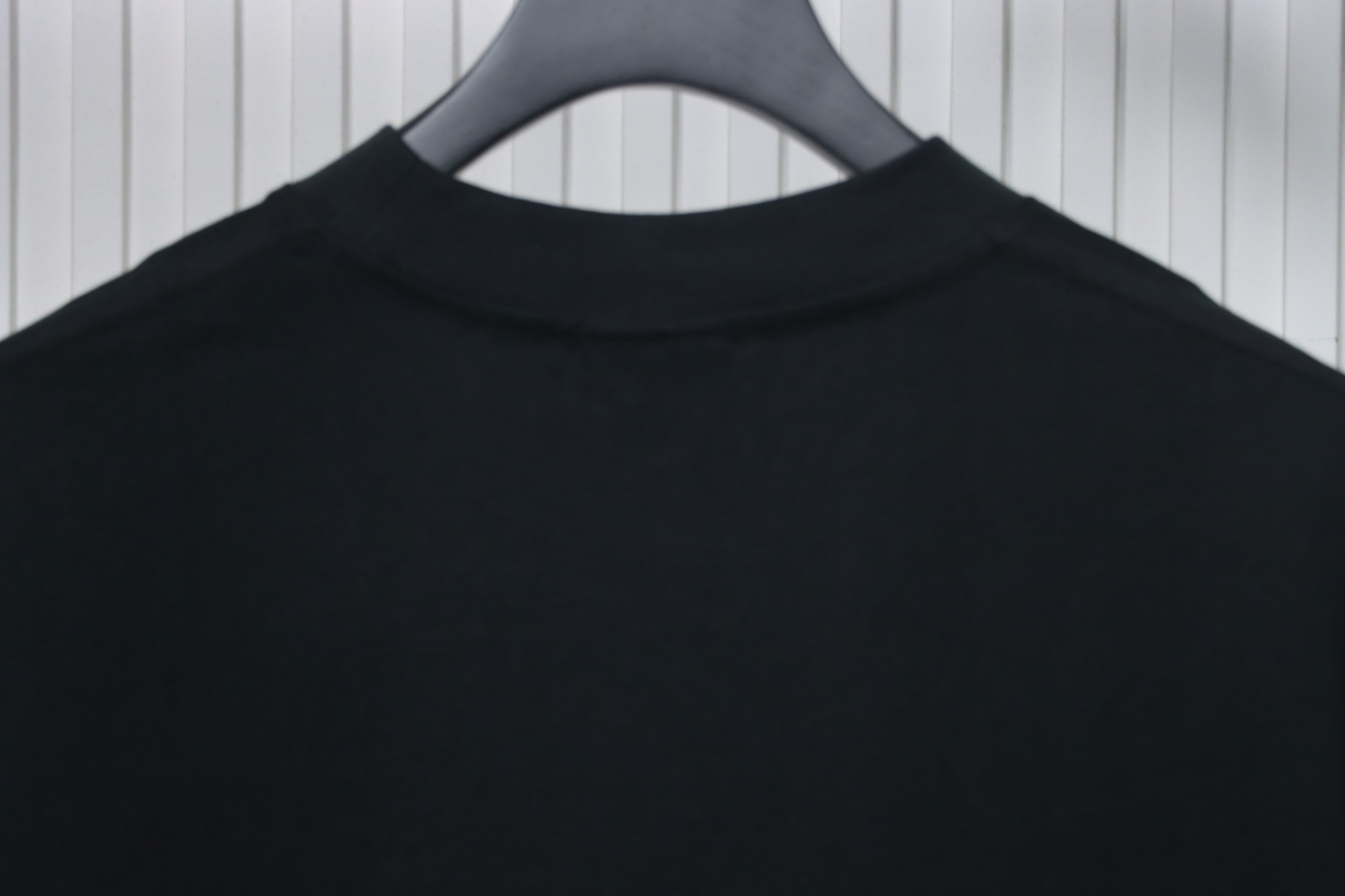 Balenciaga 24SS Graffiti Small Letters Printed T-shirt Black