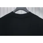 Balenciaga 24SS Graffiti Small Letters Printed T-shirt Black
