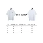 Balenciaga 24SS Graffiti Small Letters Printed T-shirt White