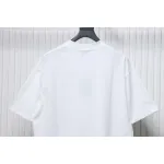 Balenciaga 24SS Graffiti Small Letters Printed T-shirt White