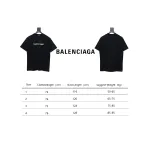 Balenciaga 24ss R Logo Printed T-shirt Black
