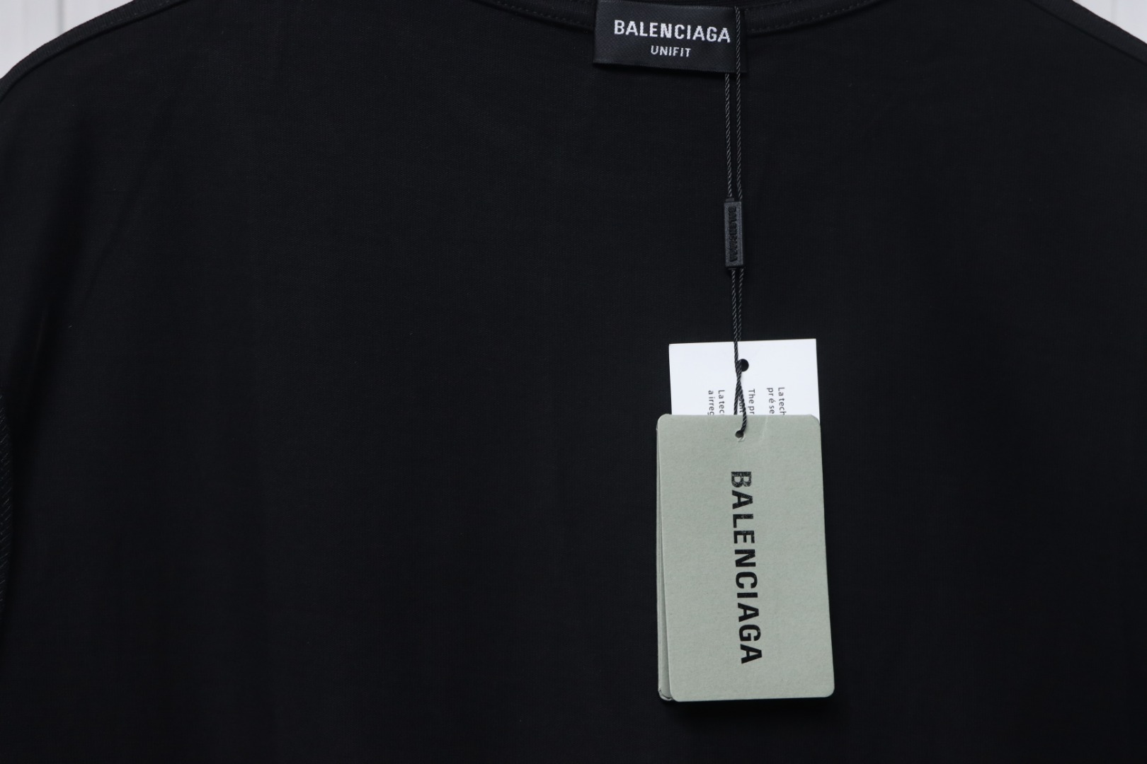 Balenciaga 24ss R Logo Printed T-shirt Black